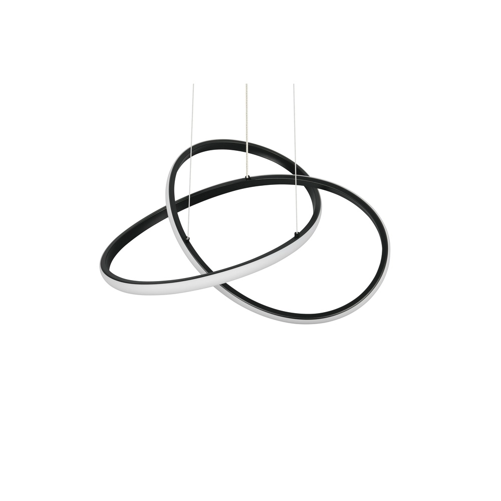 Design pendant lamp Mansa Black Trio 4017807682144