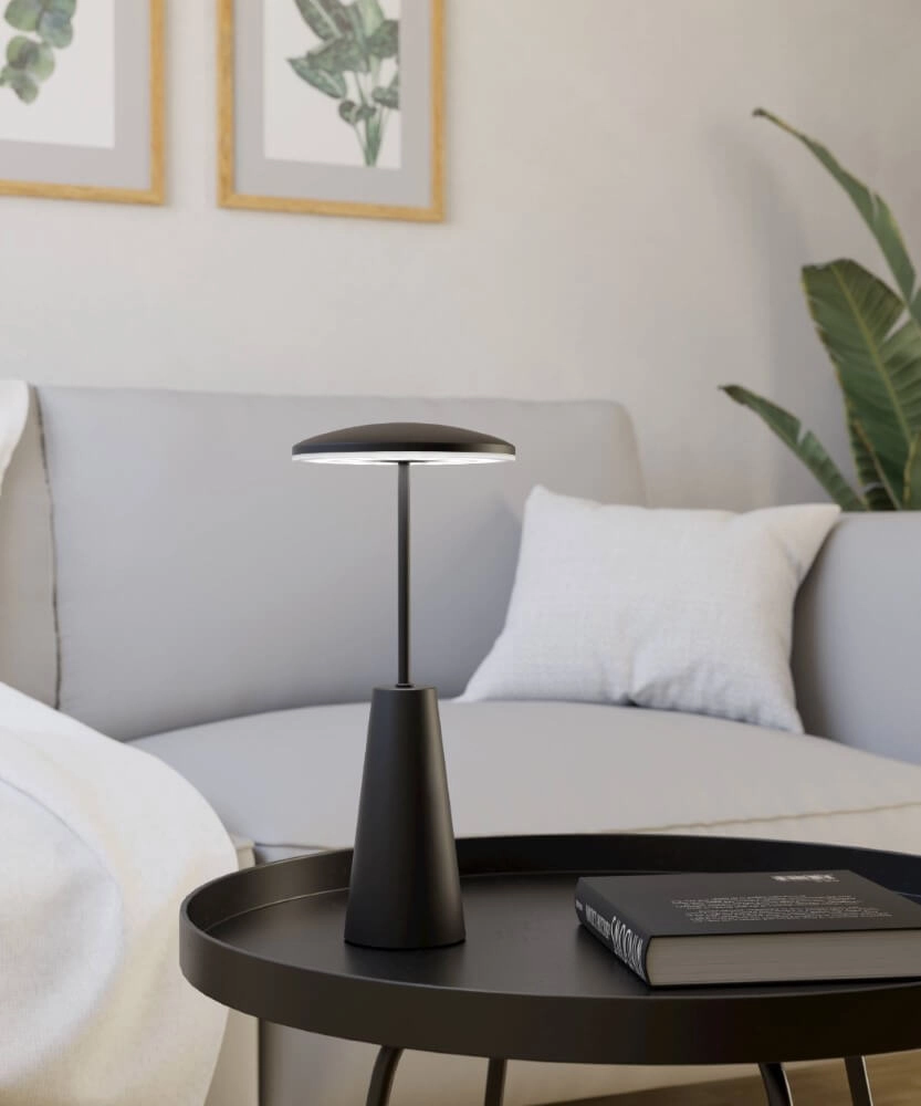 Black table lamp Piccola Ø 13cm Eglo 9008606277803