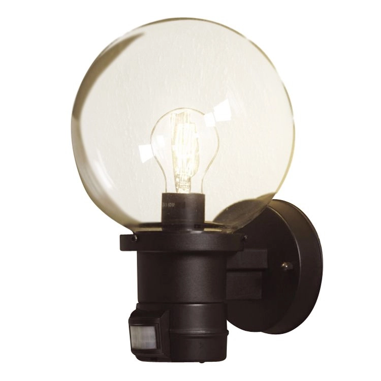 Ball lamp Nemi with motion detector black
