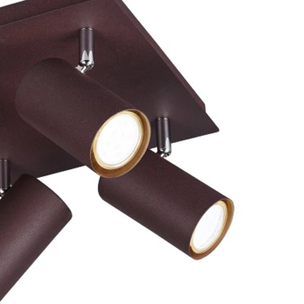 Spotlight Marley 4-light brown Trio 4017807408683
