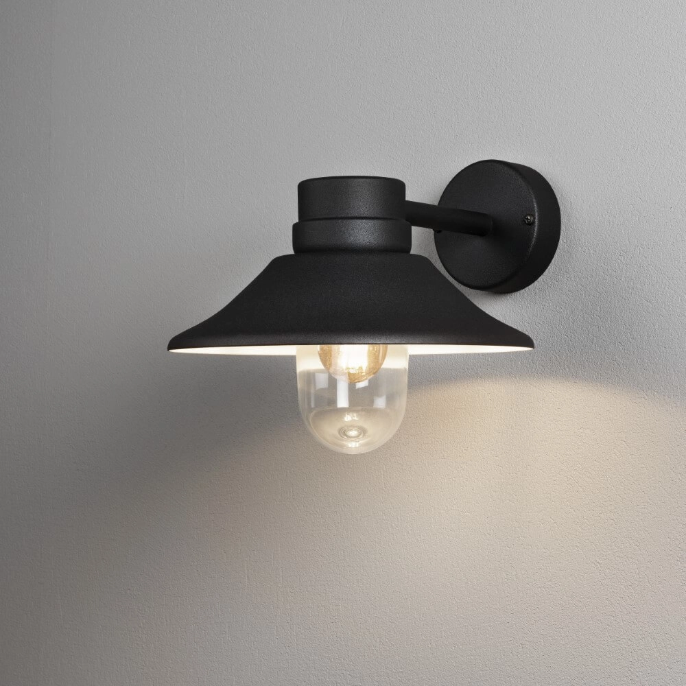 Rural wall lamp Vega black KonstSmide 7318304287502
