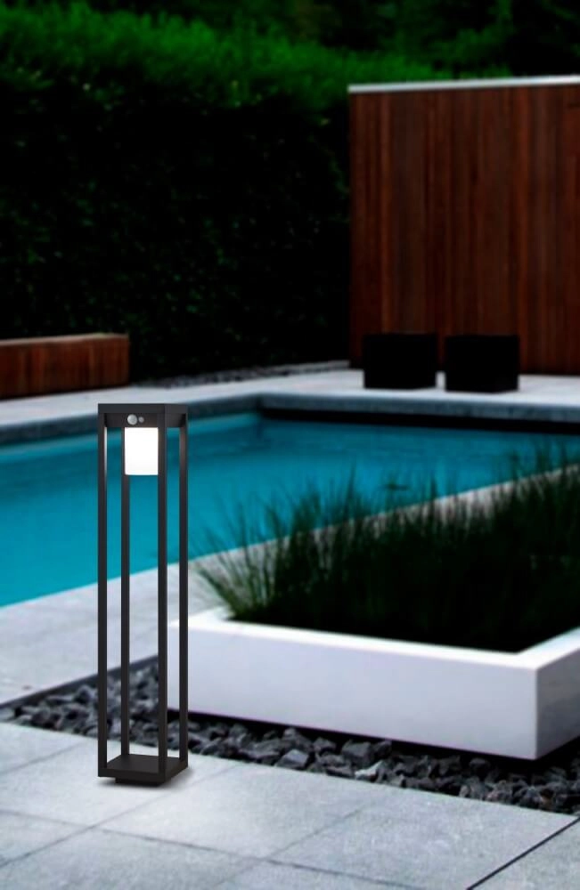 Solar floor lamp Martano with sensor Eglo 9008606261888