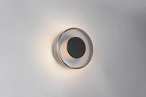 Led wall lamp Celeste with smoke glass Trio 4017807616866