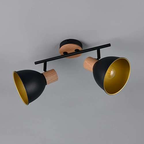 Ceiling lamp Delume Double Black Trio 4017807672275
