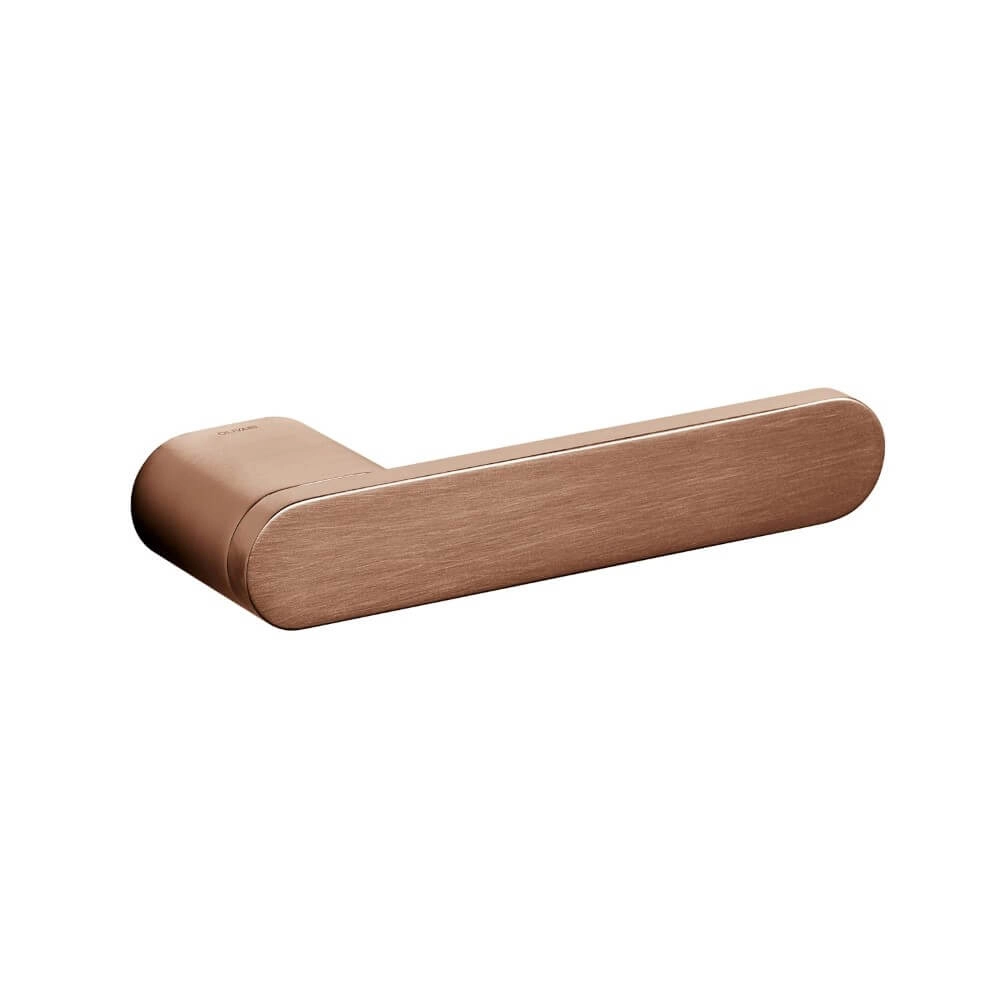 Design door handle Radial Matte copper