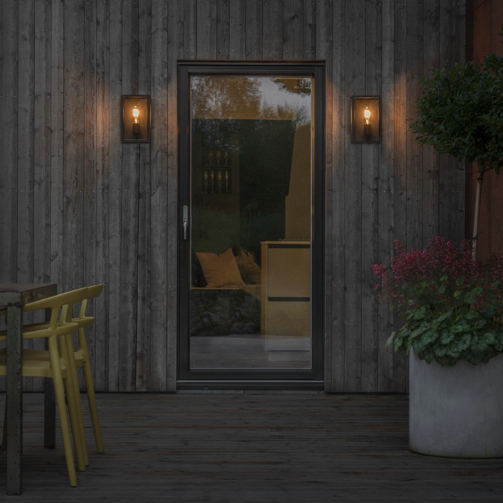Black outdoor lamp Carpi KonstSmide 7318307347753