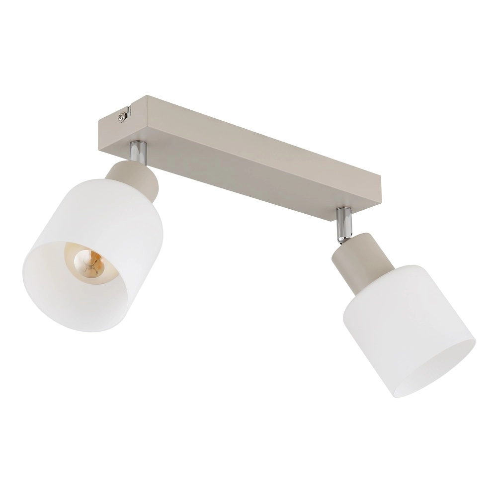 2-light ceiling spotlight Trent sand brown Globo 9007371575961