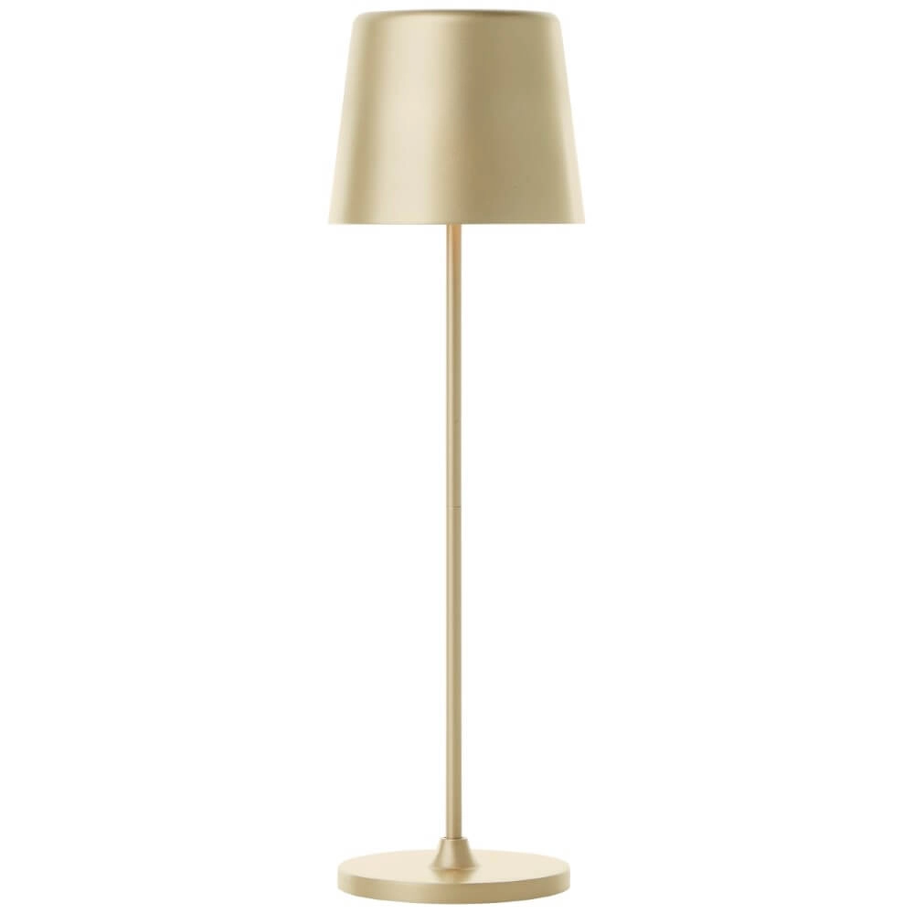 Golden table lamp Kaami design