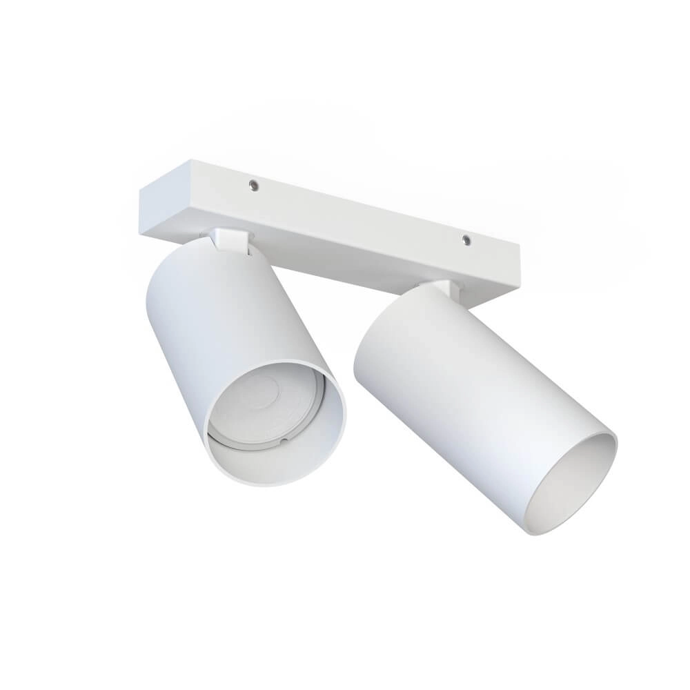 White surface-mounted spotlight Mono 2-light tilting Lyora 5903139781091
