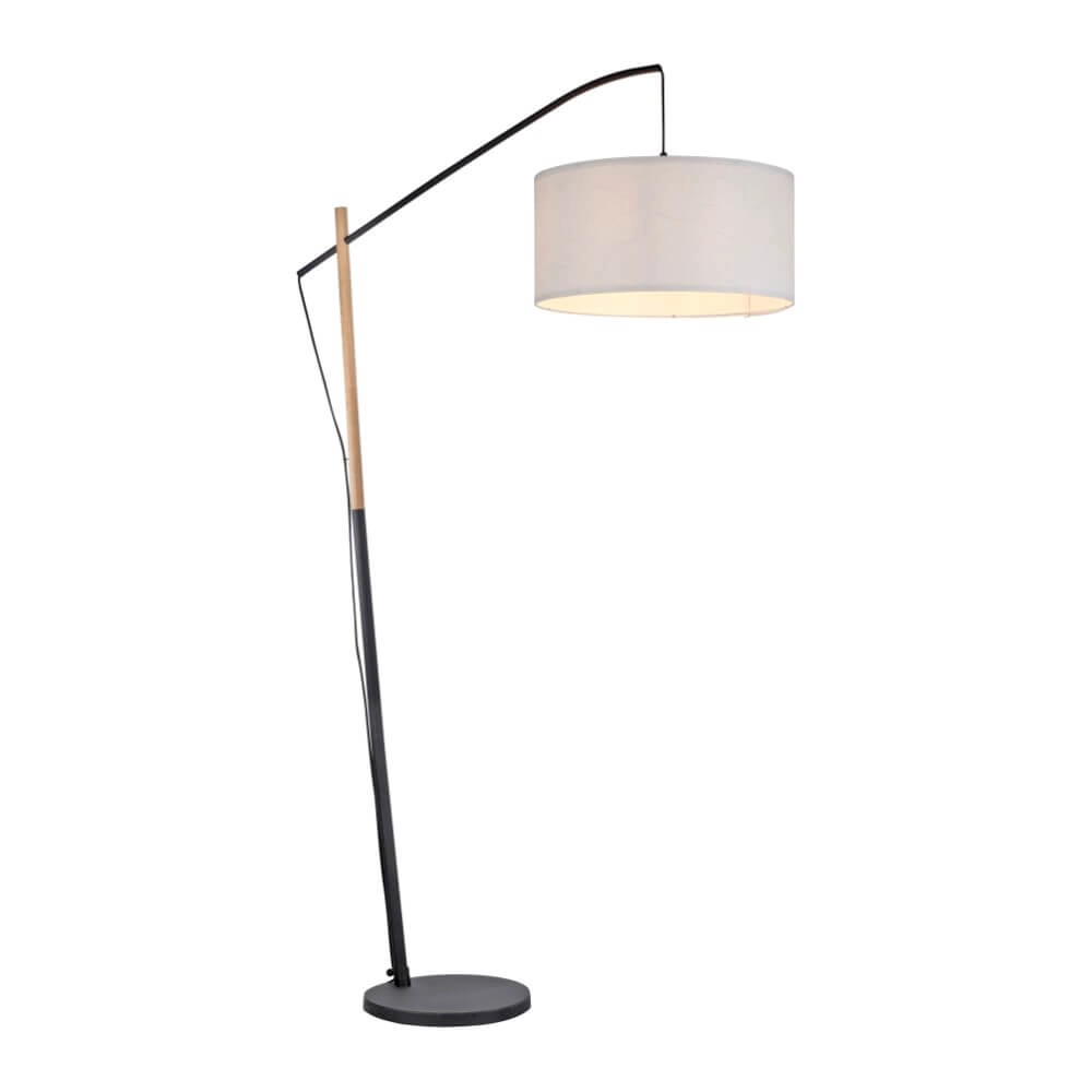 White floor lamp Green Sofie