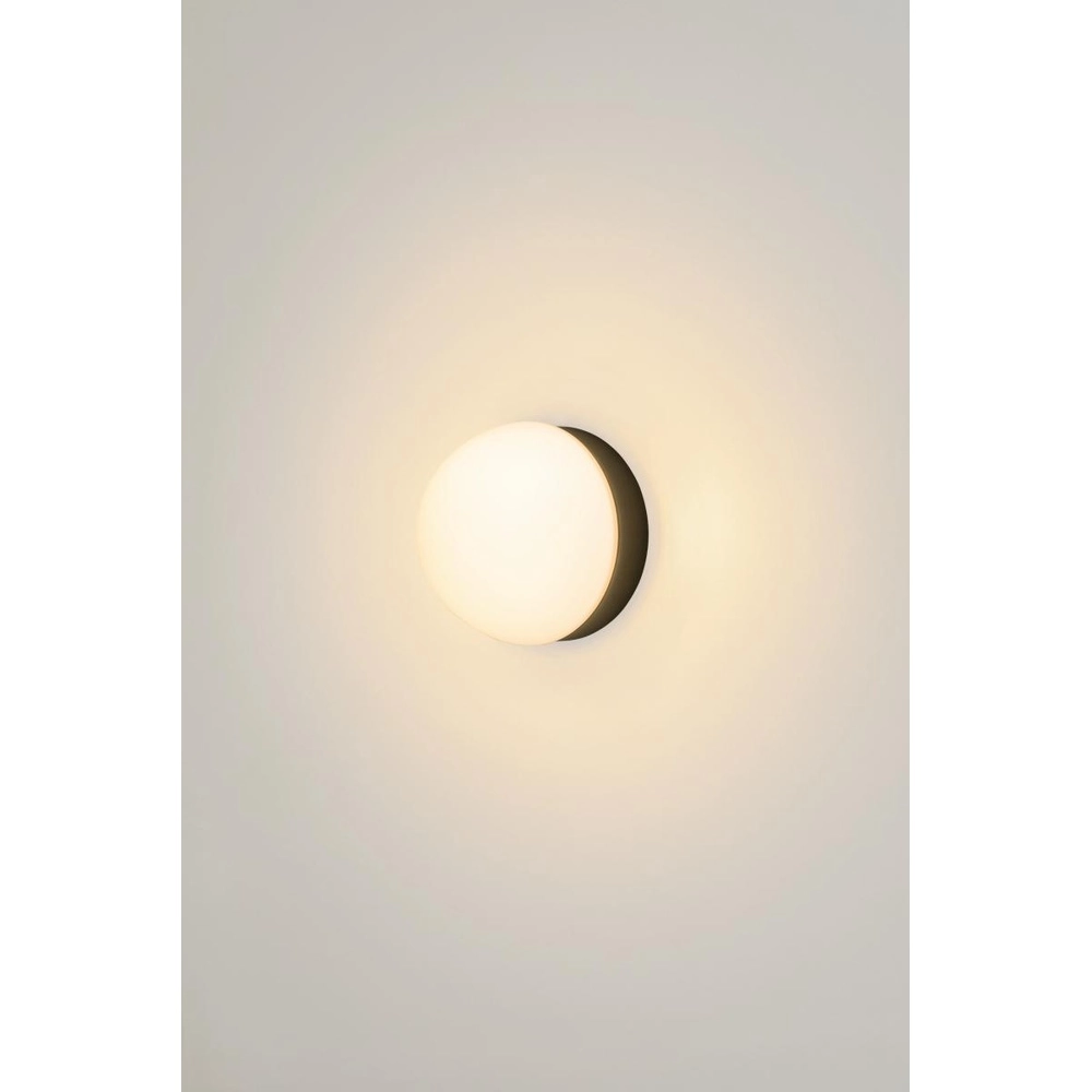 Wall lamp Cyft black with white IP65 SLV 4024163303842