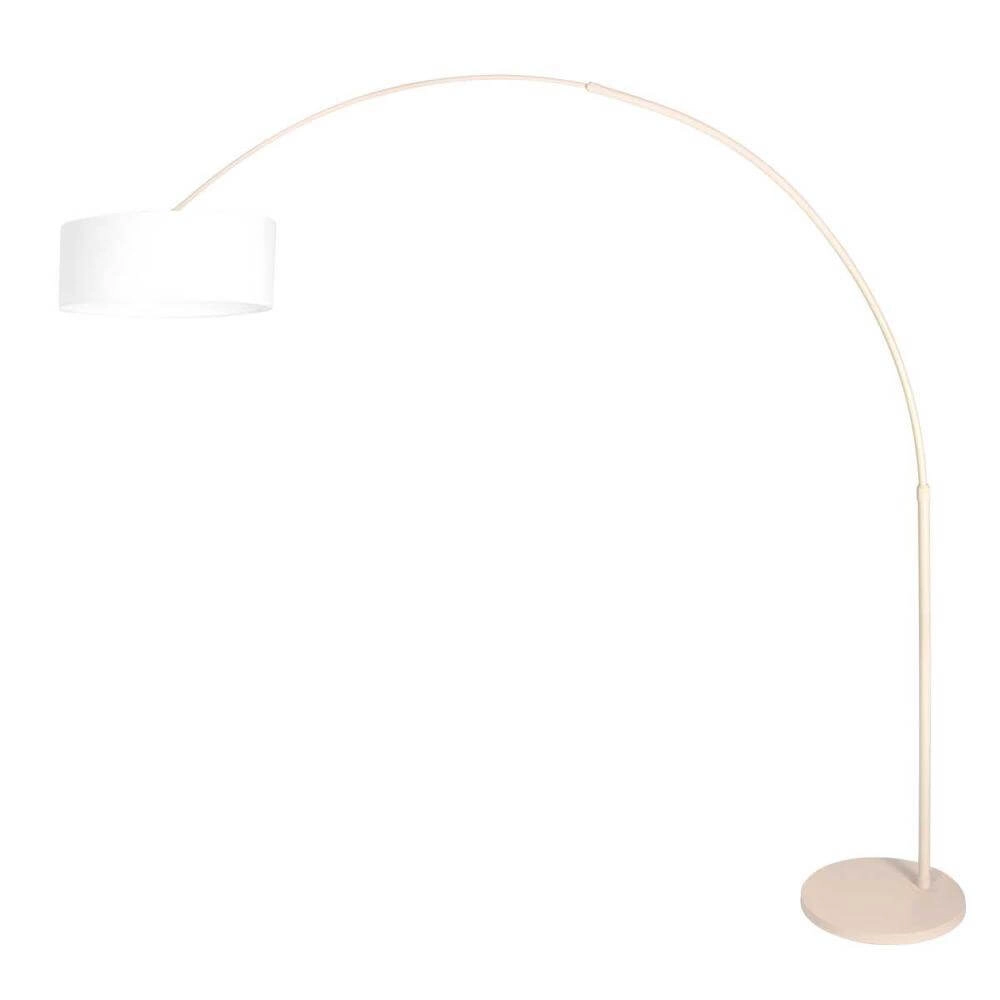 Arc lamp Sparkled Light cream with shade white Ø 50cm Steinhauer 8712746179972