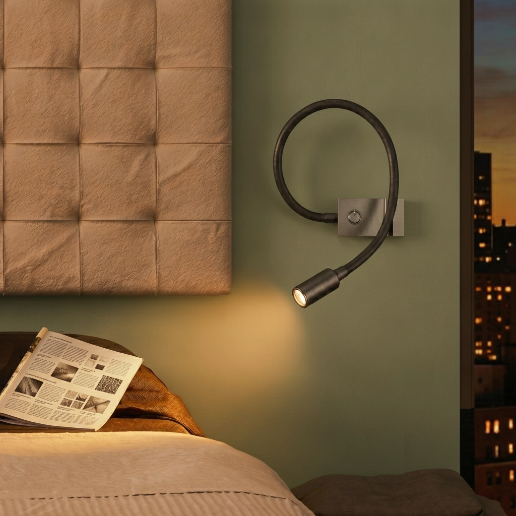 Bedside lamp Geneva black
