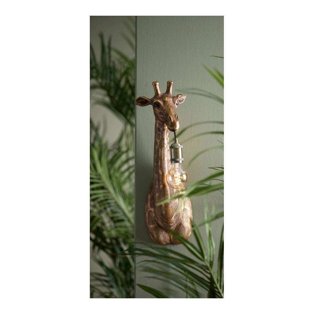 Wall lamp Giraffe bronze Light & Living 8717807607937