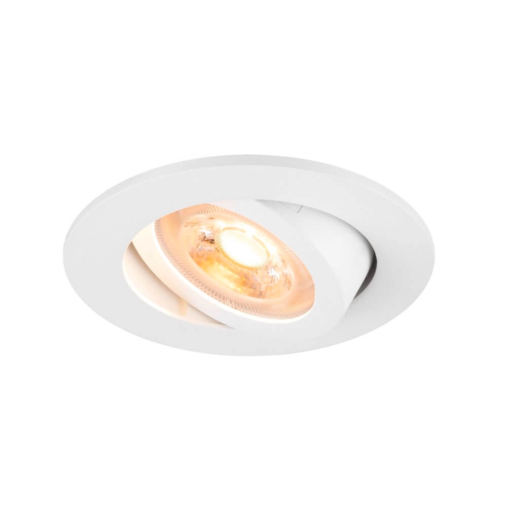 Recessed spotlight New Tria 68 round - white - GU10