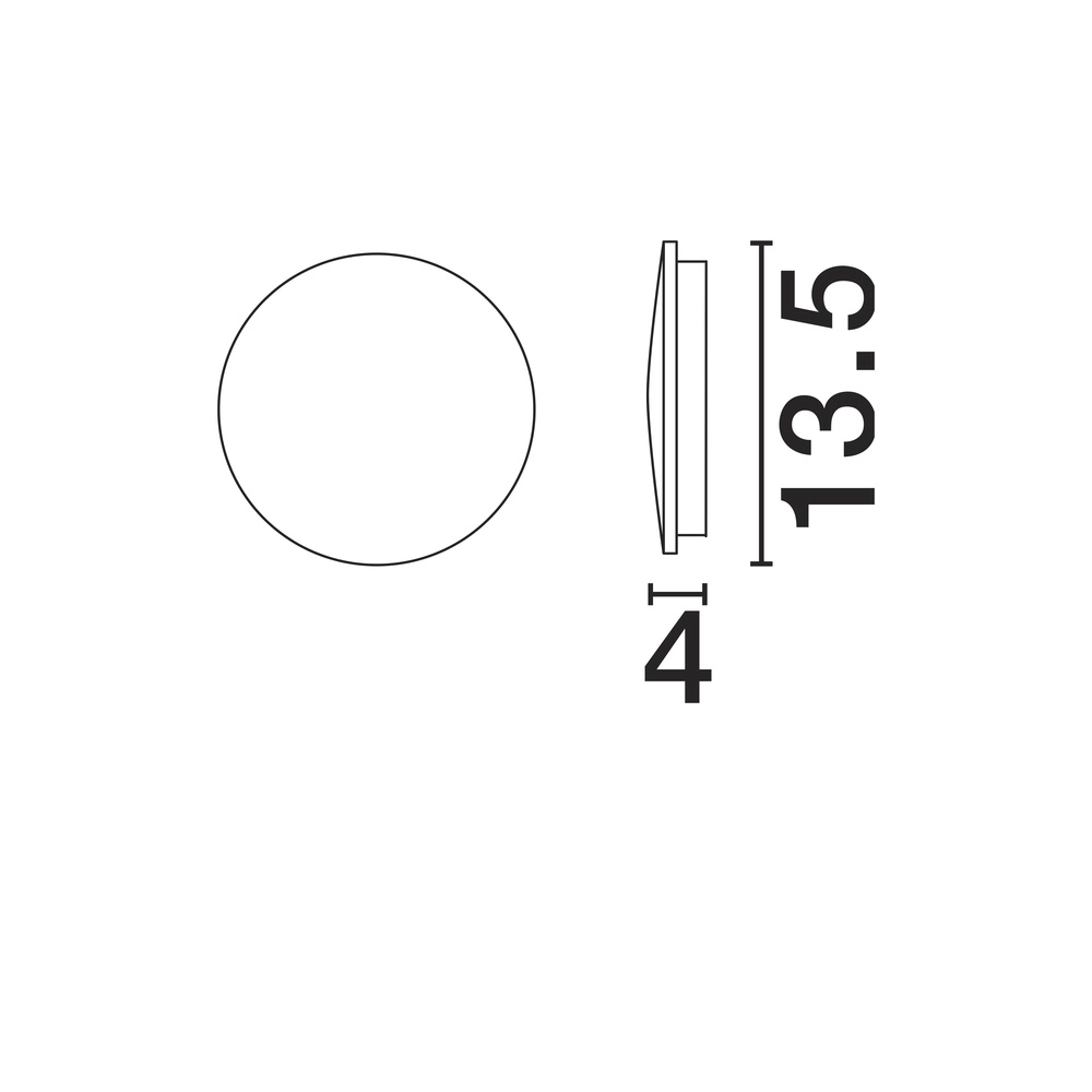 Round wall lamp Copper white Ø 13.5cm Lyora 5212017447319
