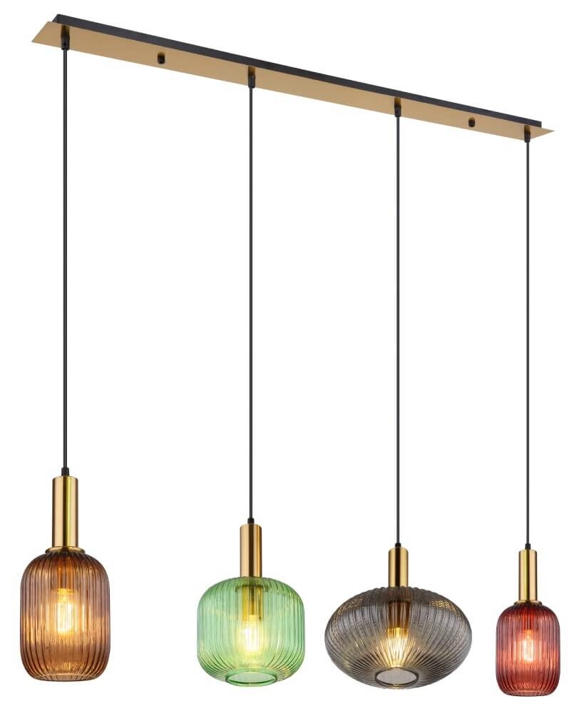 Design hanging lamp Normy brass