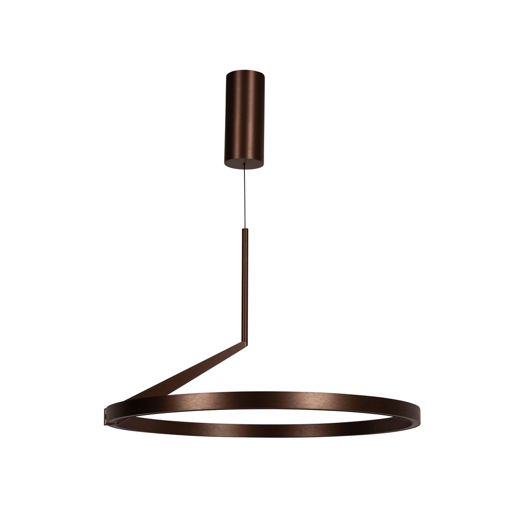 Sleek LED pendant light Applause copper red - Ø 60cm Premium by Lucide 5411212221834