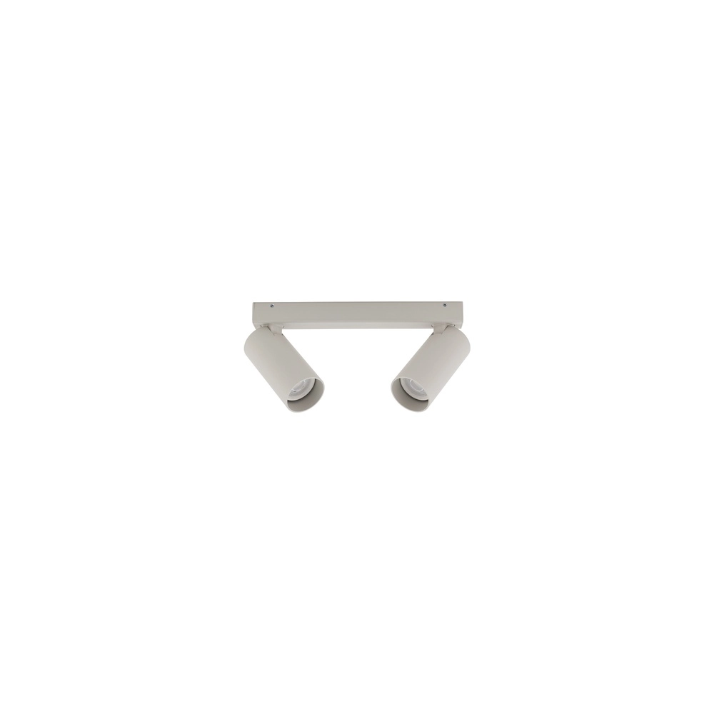 Surface-mounted spot 2x GU10 Fourty light grey Lyora 5903139114370