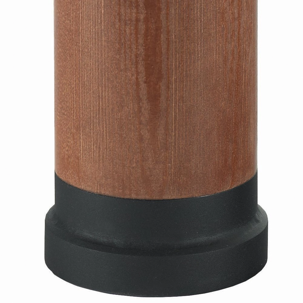 Rural terrace lamp Selhalm 49cm black with wood Franssen 7042891450666