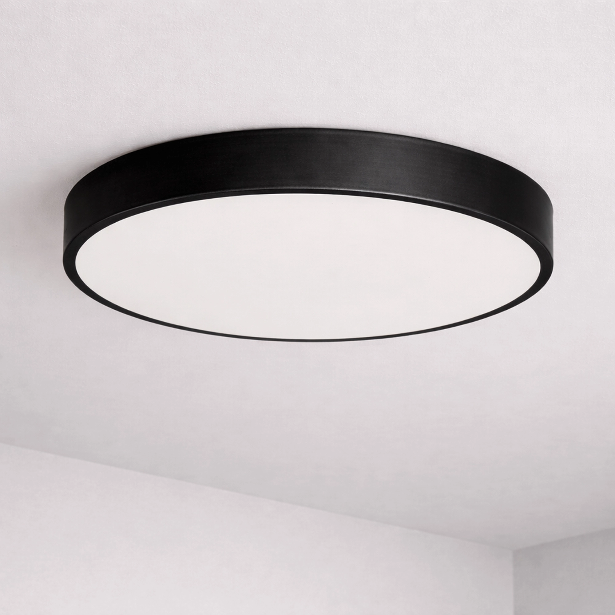 Ceiling light Grace Ø 50cm black Lyora 5053423315898