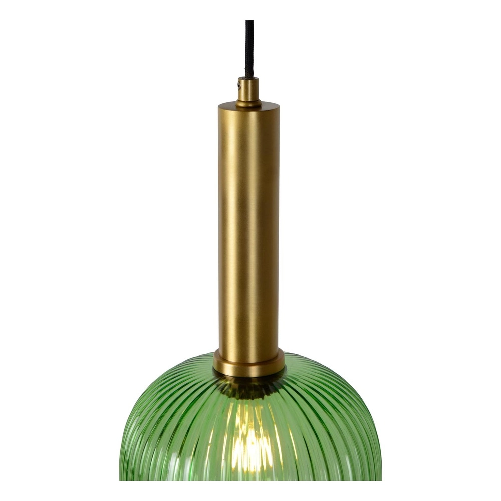 Pendant lamp Maloto Ø 20cm green Lucide 5411212451170