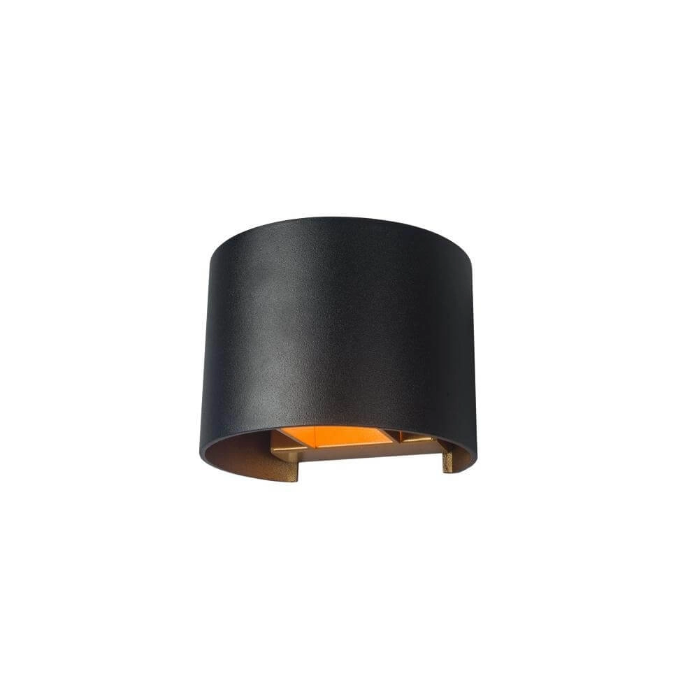 Surface-mounted spot Gyro black with gold Artdelight 8720701100435