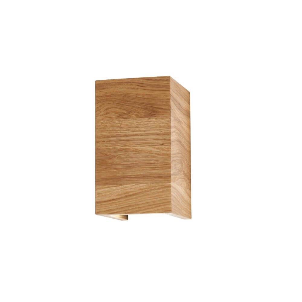 LED wall lamp Shine-Wood 18cm high