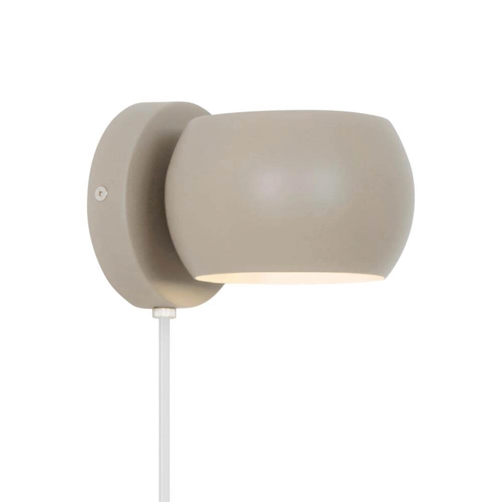 Design wall light Belir sand brown