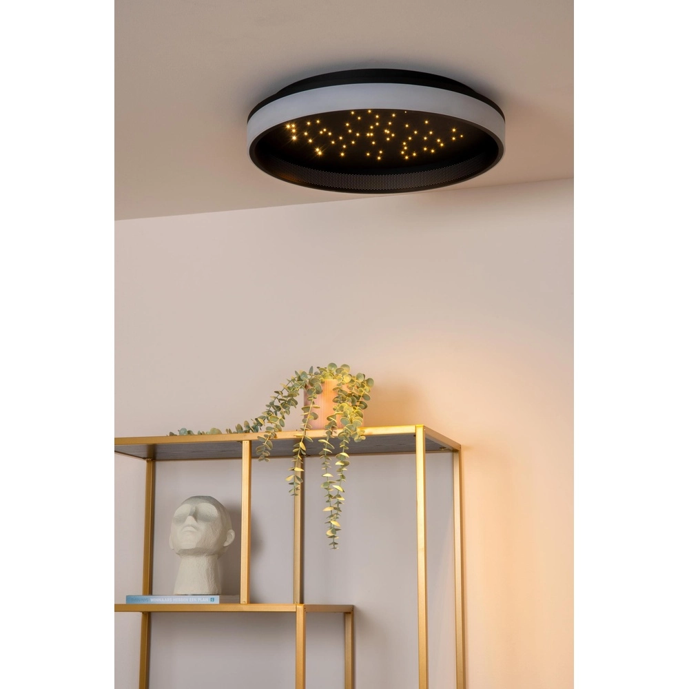 Design ceiling light Estreja Ø 40cm black Lucide 5411212712806