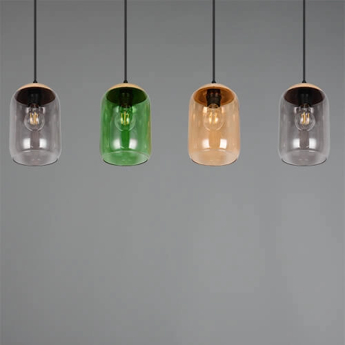 Glass Dining Table Lamp Cork 4-light Trio 4017807622997