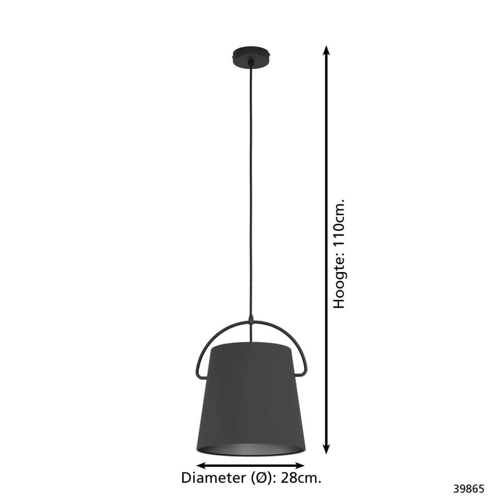 Modern hanging lamp Granadillos Ø 28cm Stars of Light 9002759398651