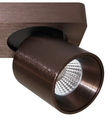 LED surface mounted spot Laguna 2-light bronze brown Artdelight 8719831736010