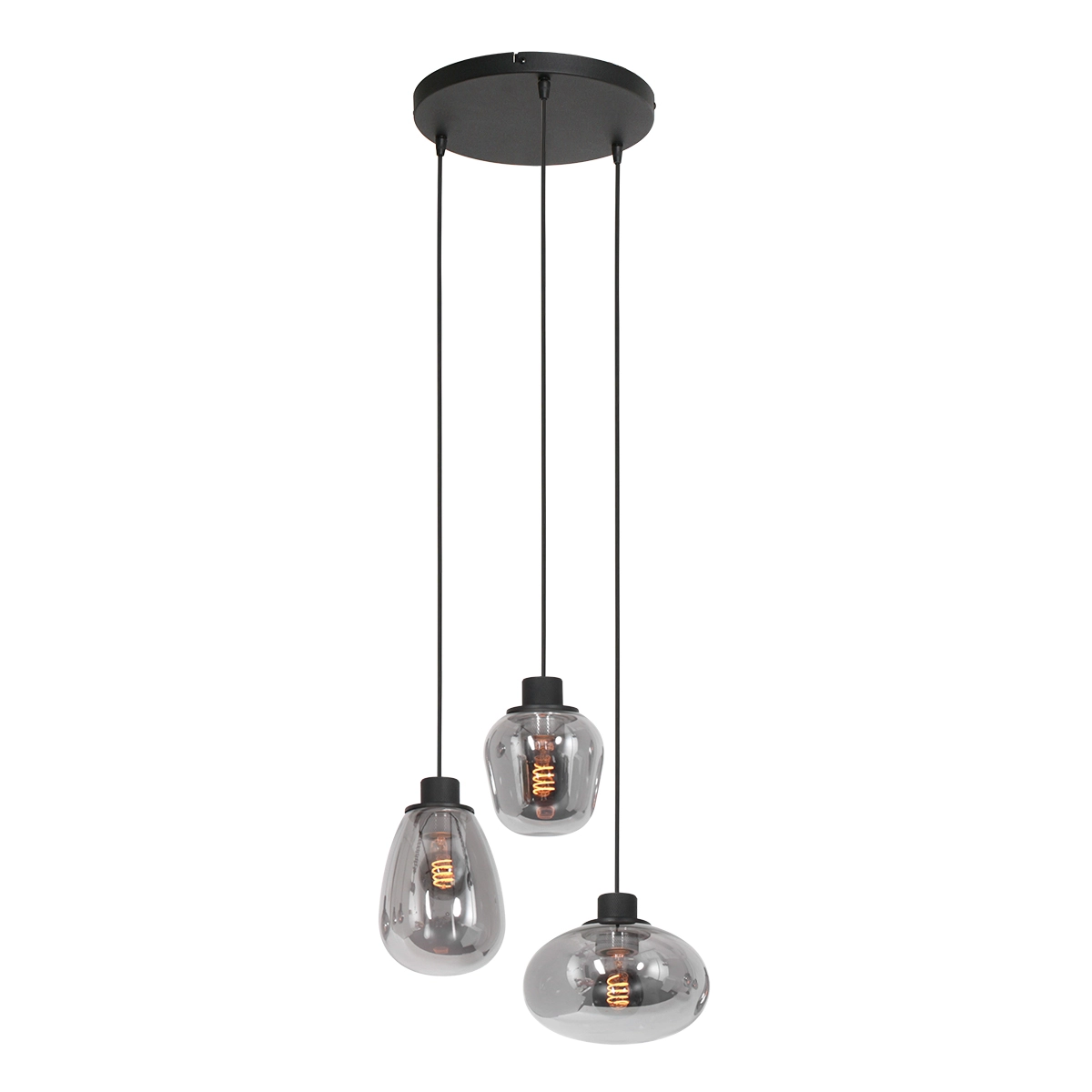 Vide hanging lamp Reflexion with glass Steinhauer 8712746135596