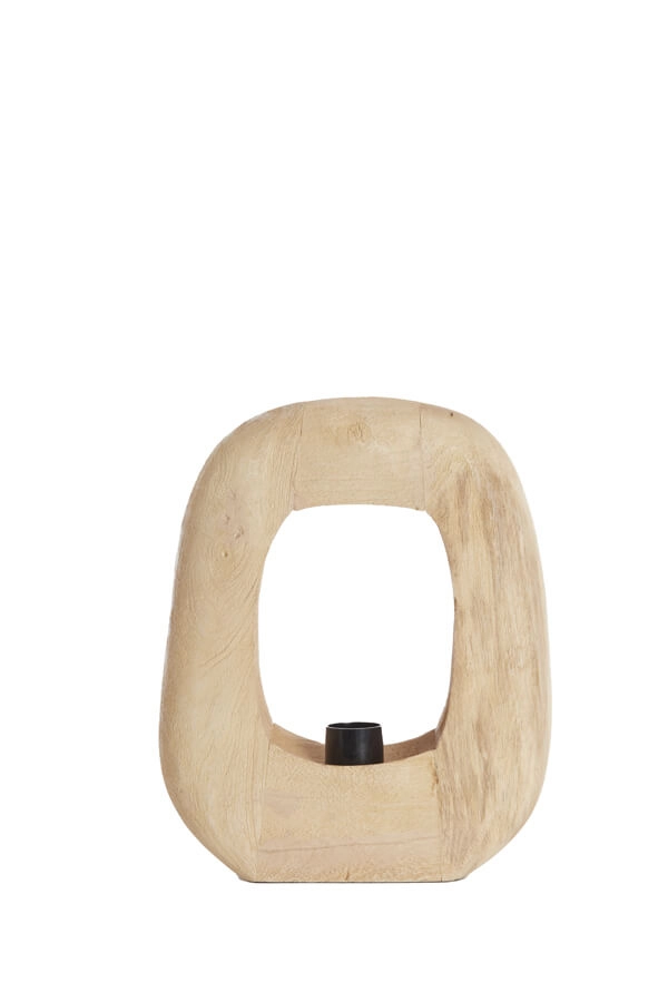 Light wooden table lamp Kelafo 24 x 30cm Light & Living 8717807701093