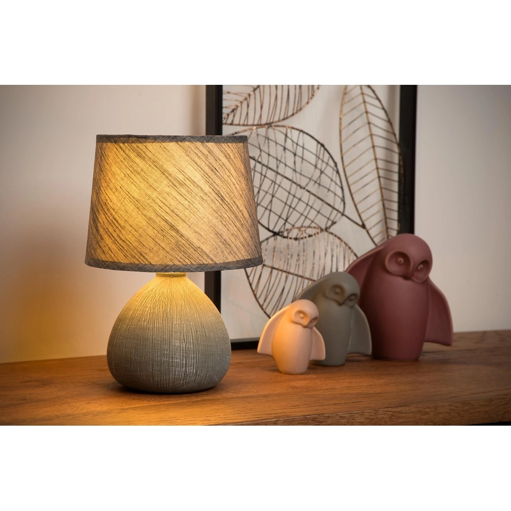Table lamp Ramzi grey Lucide 5411212470164