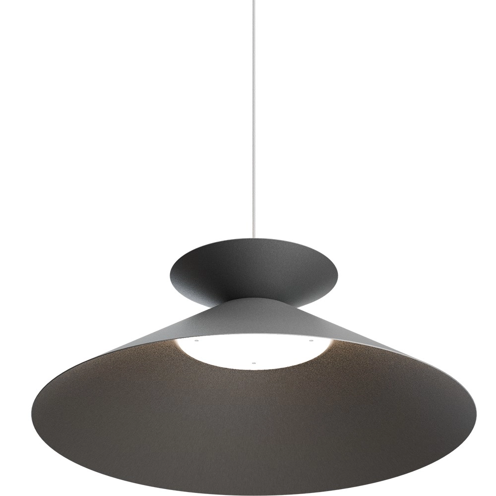 Pendant lamp Ceppo black Ø 45cm with uplight Masterlight 8718121398136