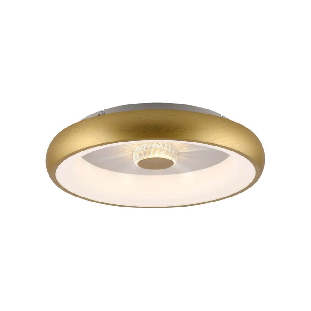 Round ceiling lamp Vertigo brass Ø 46.5cm