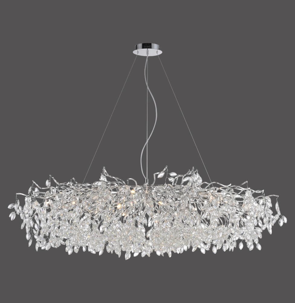 Chandelier Ricicle 150cm chrome Paul Neuhaus 4012248382097