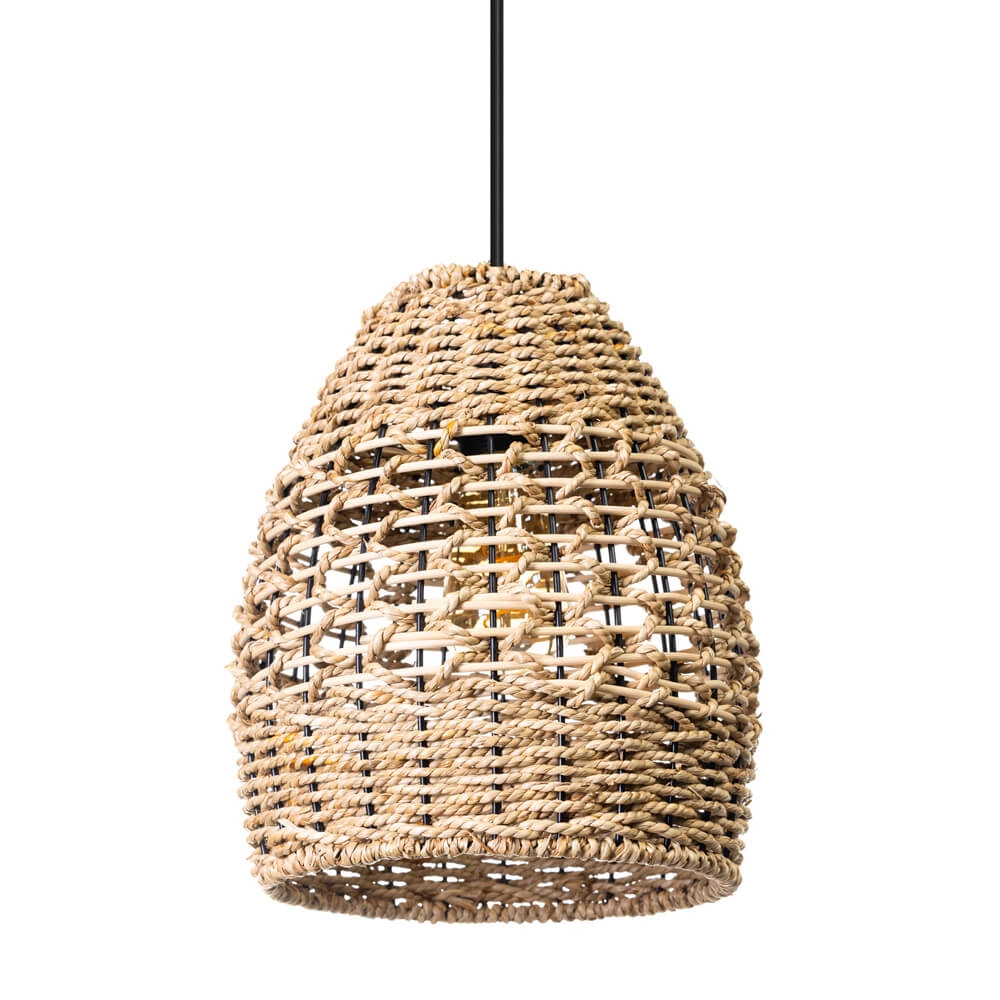 Rattan pendant lamp Lara Ø 23cm