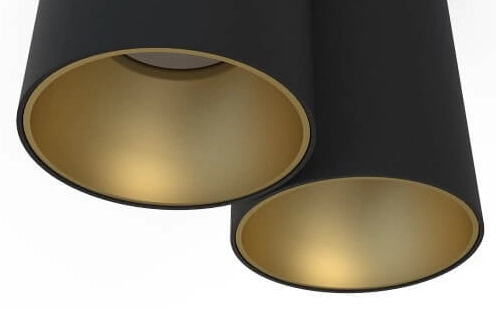 Ceiling spotlight Eye Tone black with gold Lyora 5903139808798