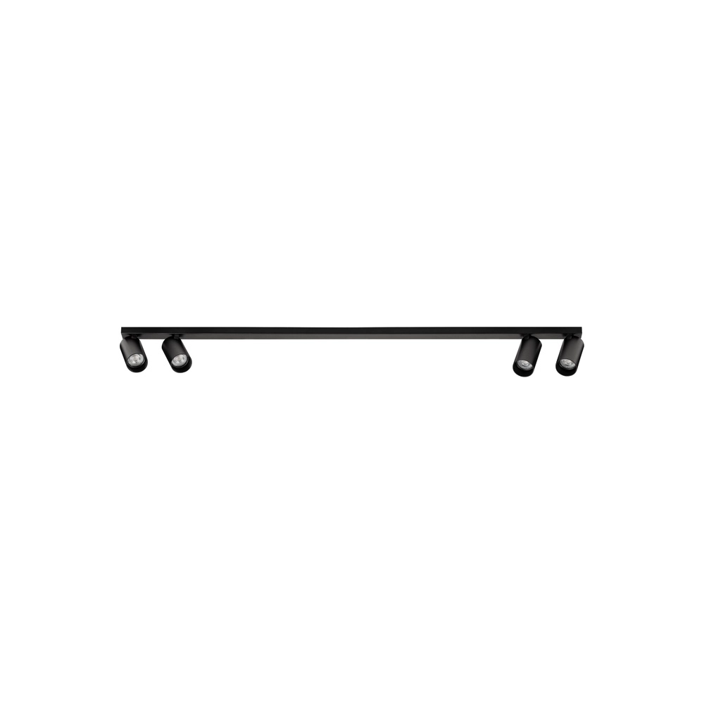 4-light ceiling lamp Oso black Lyora 5212017465085