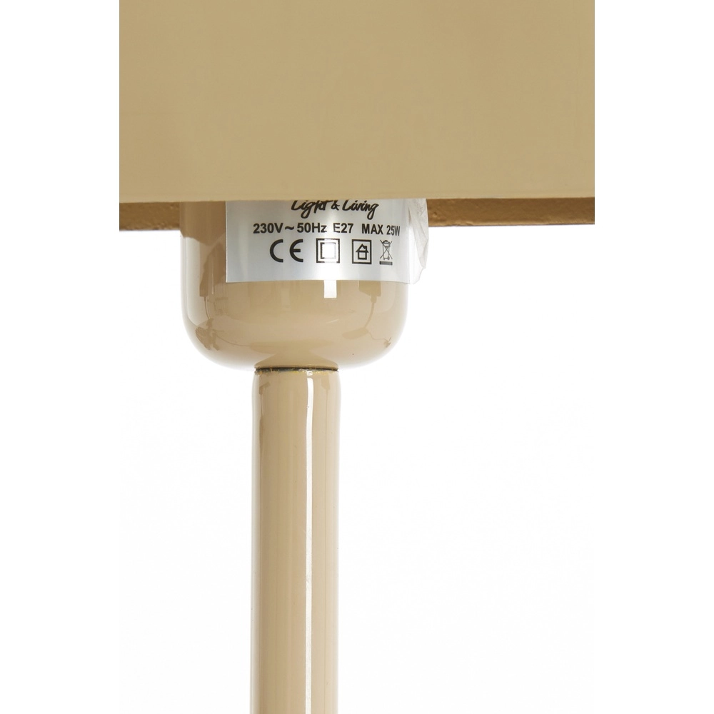 Bedside Lamp Elenie 20x10cm - gloss sand Light & Living 8717807818739