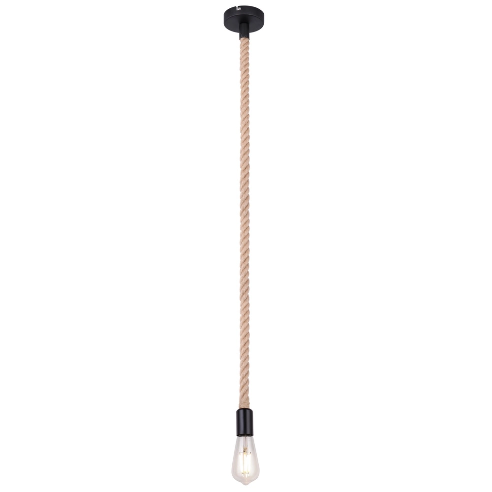 Rope lamp Ulleu Black Globo 9007371383917