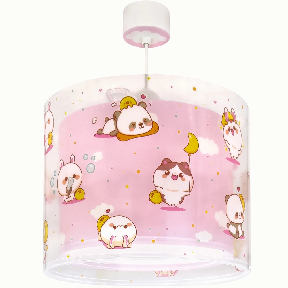 Children's pendant lamp Kawaii Friends Pink glow in the dark Dalber 8420406002699