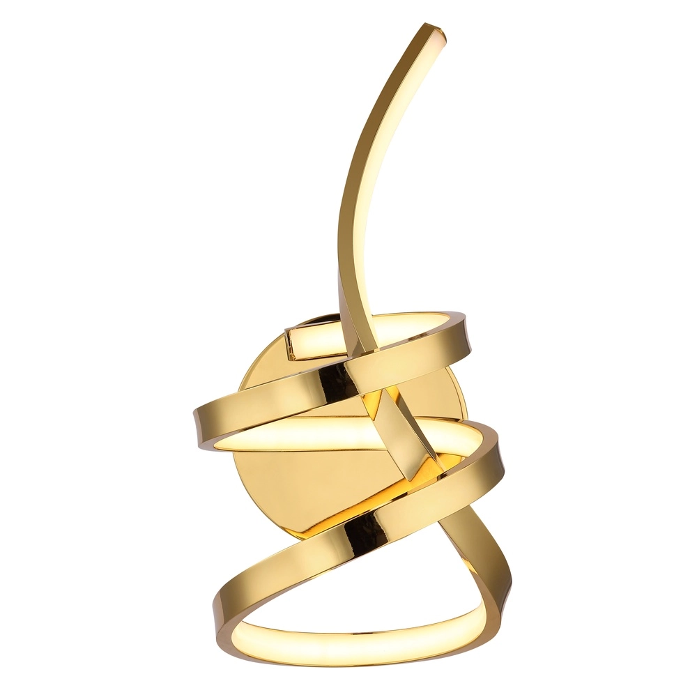 Curl wall lamp Iduna Gold Globo 9007371510429