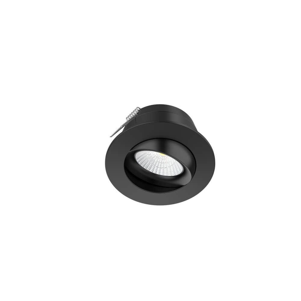 Led recessed spotlight Tevo black - 3000K Lyora 4255805301616
