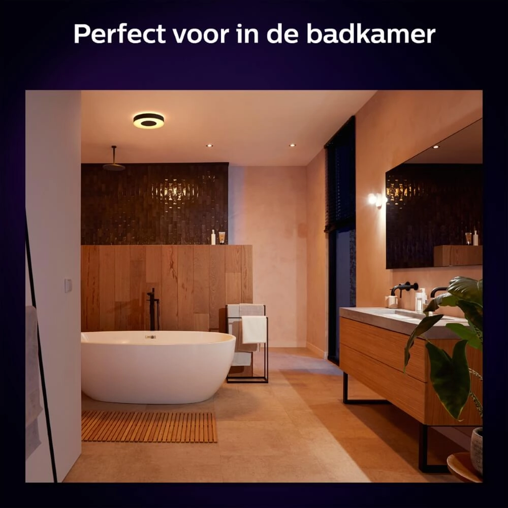 Bathroom ceiling lamp Hue Xamento - White and color Philips 8719514452251