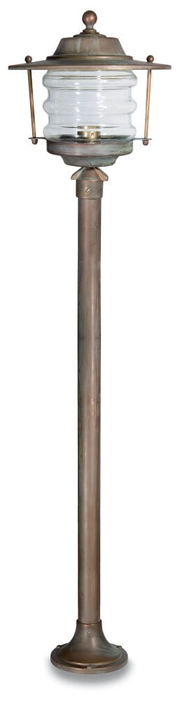 Floor lamp Onda M - aged brass