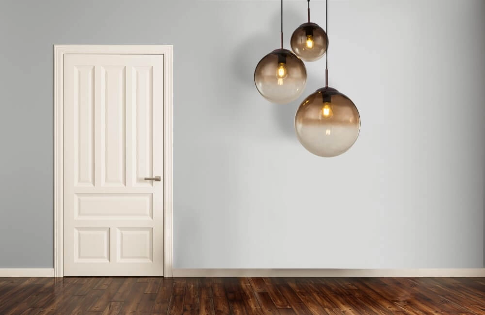 Glass vide pendant lamp Varus Ø 51cm Globo 9007371371846